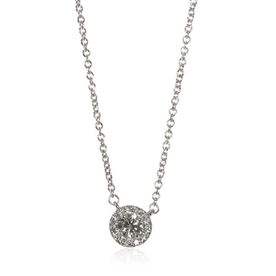 Tiffany & Co. Platinum Diamond Soleste Pendant fv