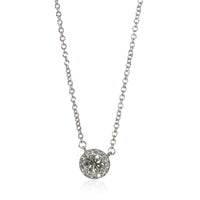 Tiffany & Co. Platinum Diamond Soleste Pendant fv
