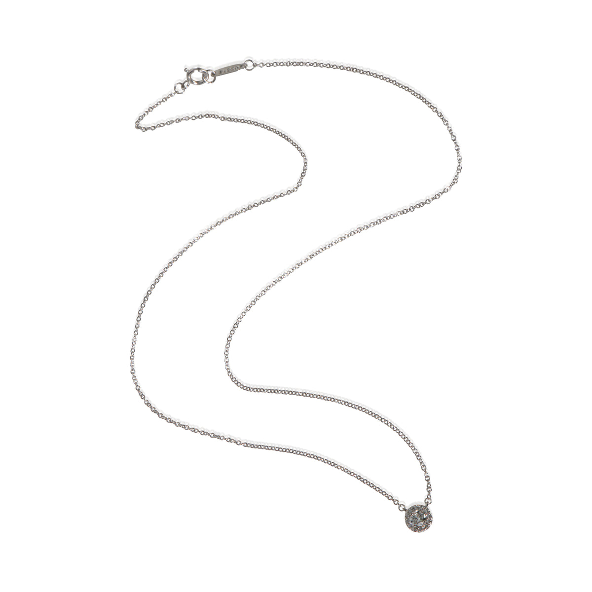 Tiffany & Co. Platinum Diamond Soleste Pendant pv