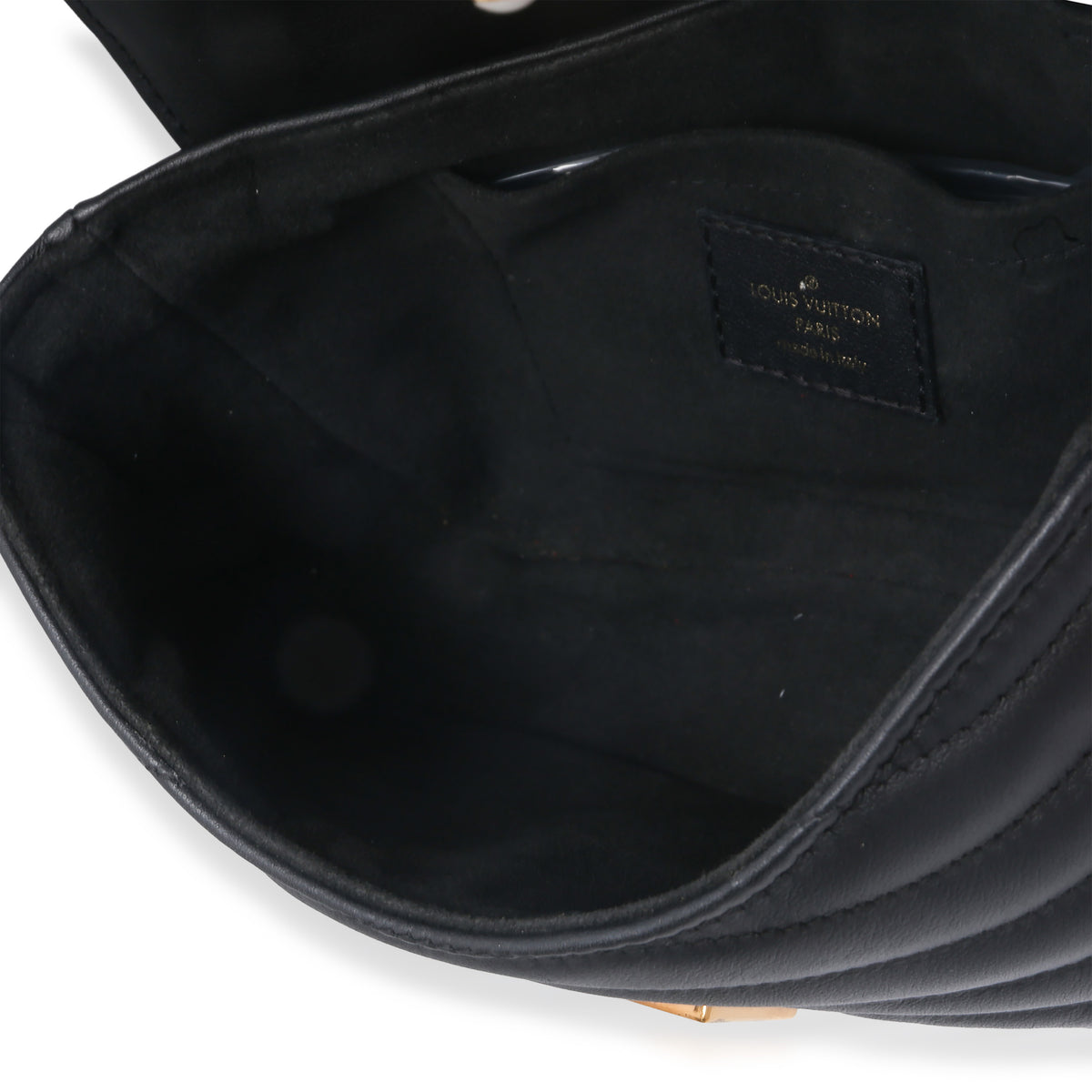 Louis Vuitton Black Quilted Calfskin New Wave Chain Bag PM Handbag ad1