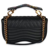 Louis Vuitton Black Quilted Calfskin New Wave Chain Bag PM Handbag bv