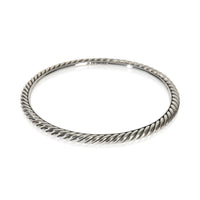 David Yurman Sterling Silver  Cable Slip On Bracelet sv