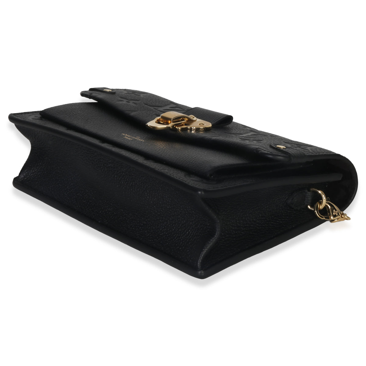 Louis Vuitton Black Monogram Empreinte Vavin Chain Wallet Handbag box
