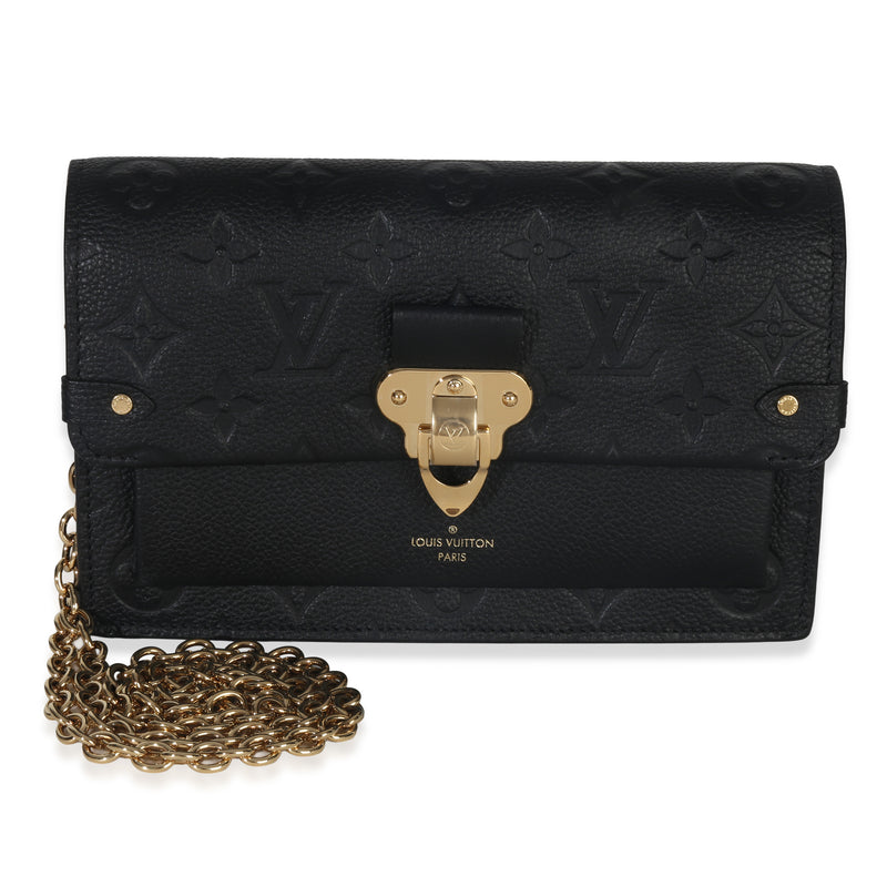 Louis Vuitton Black Monogram Empreinte Vavin PM Handbag id