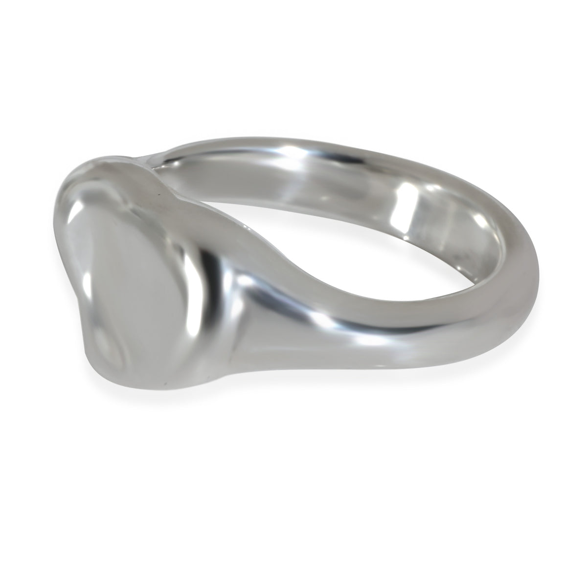 Tiffany & Co. Sterling Silver  Elsa Peretti Full Heart Ring sv