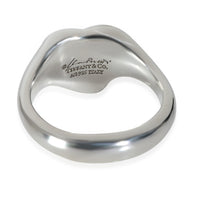 Tiffany & Co. Sterling Silver  Elsa Peretti Full Heart Ring bv