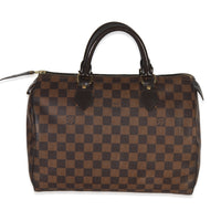 Louis Vuitton Damier Ebene Canvas Speedy 30 Handbag id