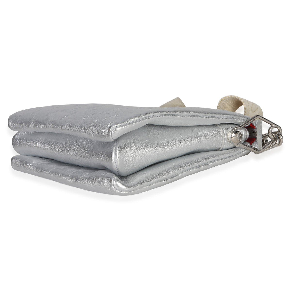 Louis Vuitton Silver Metallic Monogram Embossed Lambskin Coussin PM Handbag box