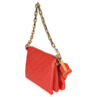Louis Vuitton Red Monogram Embossed Lambskin Coussin PM Handbag bv