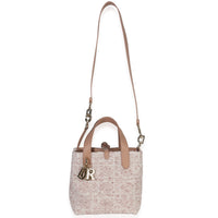 Christian Dior Rose Des Vents Tweed Small Toujours Vertical Tote Handbag box