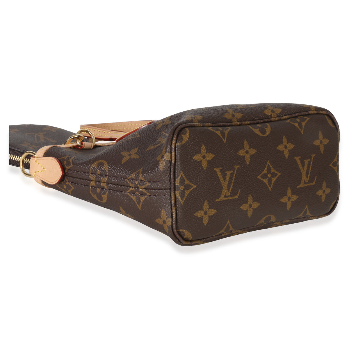 Louis Vuitton Beige Monogram Canvas Neverfull BB Handbag clasp