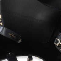 Christian Dior Beige Black Graphic Cannage Raffia Large Toujours Handbag av