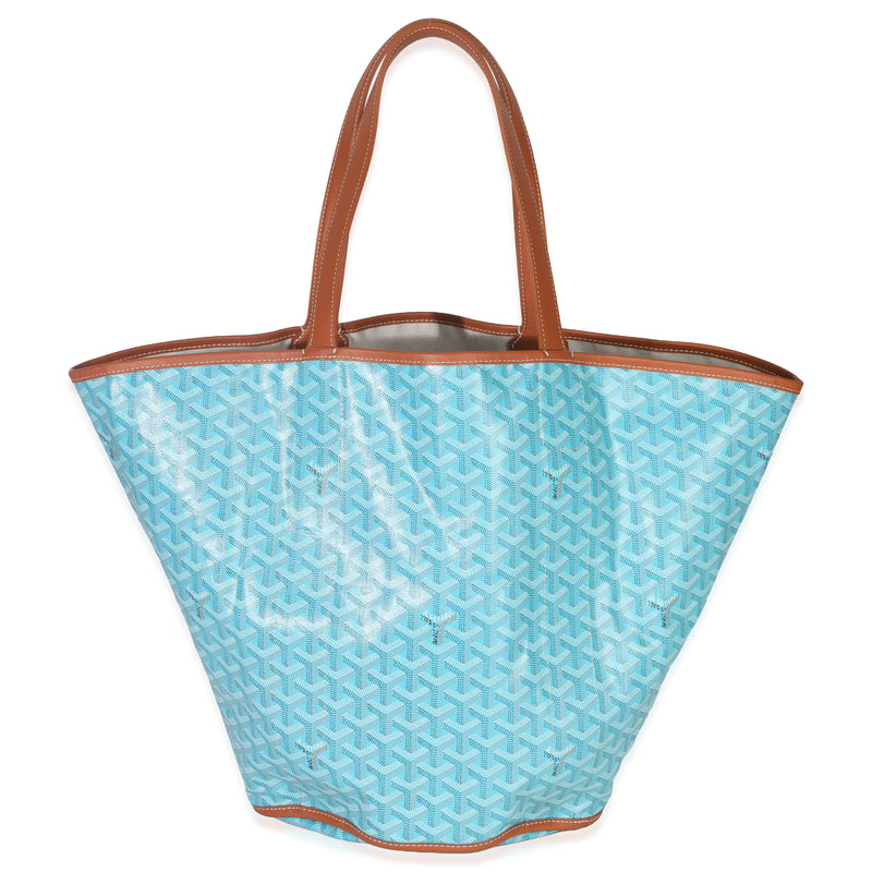 Goyard Turqouise ine Canvas Reversible Belharra Tote Handbag id