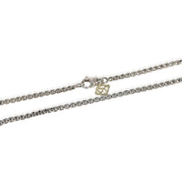 David Yurman Sterling Silver  2.7mm Box Chain Necklace sv
