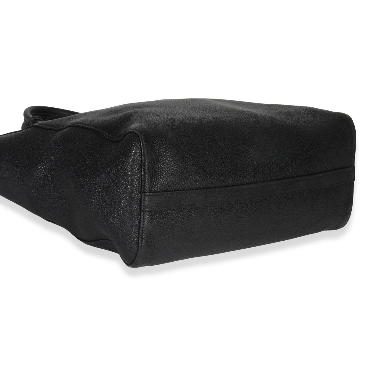 Prada Black Vitello Daino Shopping Tote Handbag av