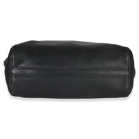 Prada Black Vitello Daino Shopping Tote Handbag box