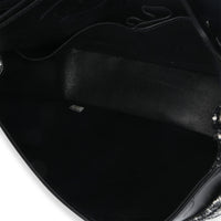 Chanel Black White Tweed Quilted Medium Classic Double Flap Handbag ad1