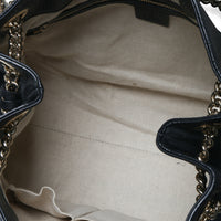 Gucci Black Pebbled Calfskin Medium Soho Chain Shoulder Bag Handbag av
