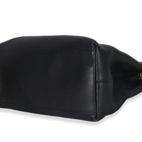 Gucci Black Pebbled Calfskin Medium Soho Chain Shoulder Bag Handbag box