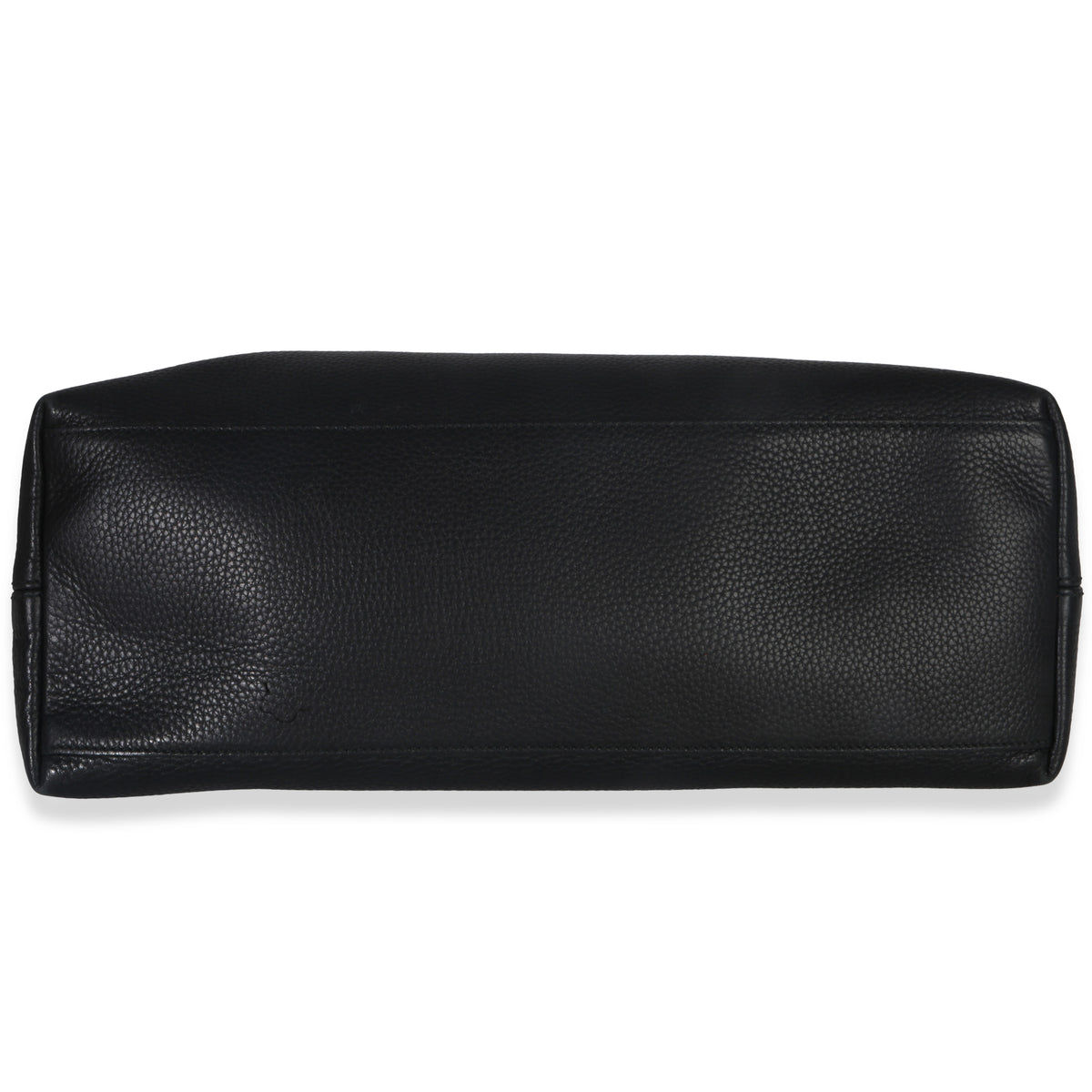 Gucci Black Pebbled Calfskin Medium Soho Chain Shoulder Bag Handbag stamp