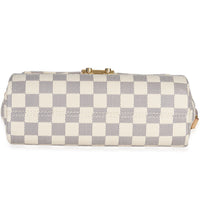 Louis Vuitton Damier Azur Canvas Croisette Handbag stamp