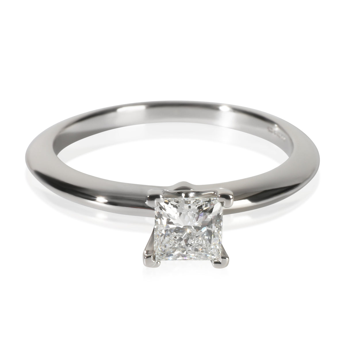 Tiffany & Co. 0.57 ct Princess Diamond Engagement Ring fv