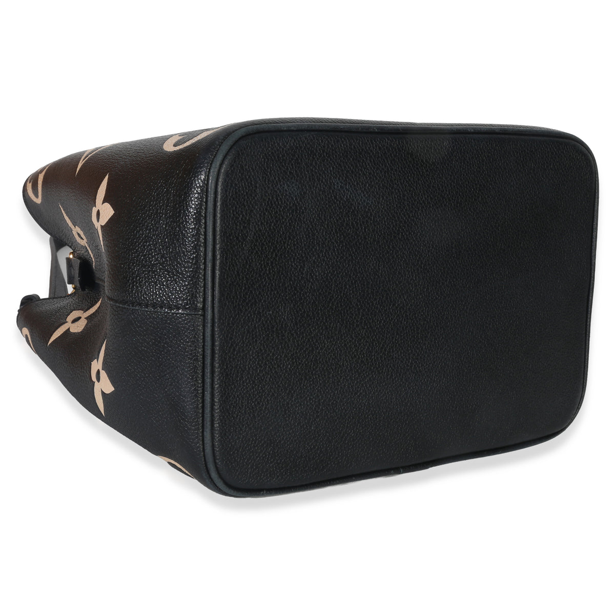 Louis Vuitton Black Beige Giant Monogram Empreinte NeoNoe MM Handbag clasp