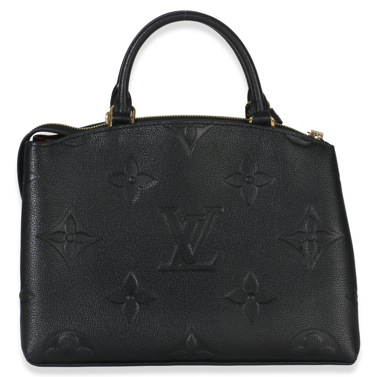 Louis Vuitton Black Monogram Empreinte Giant Grand Palais Handbag bv
