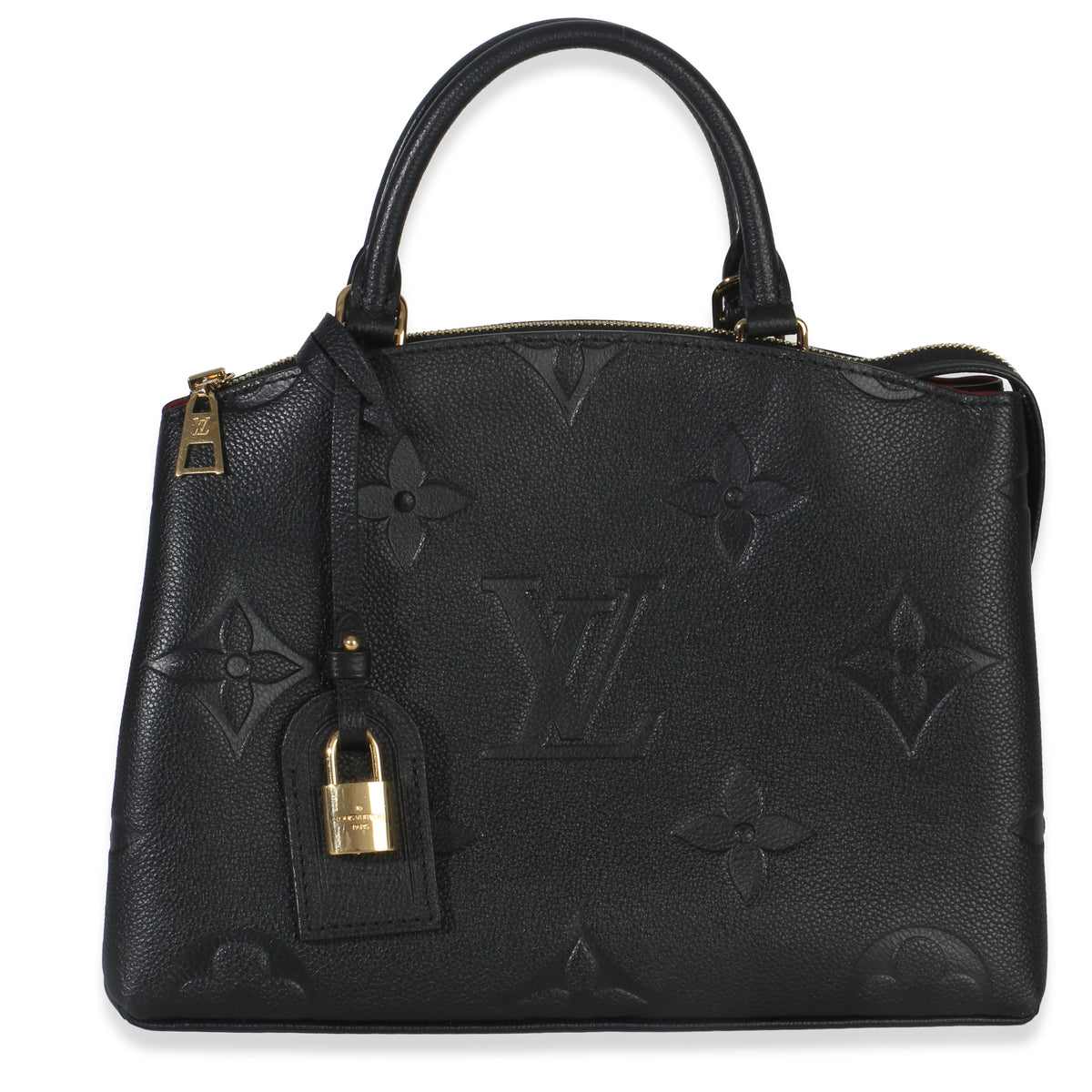 Louis Vuitton Black Monogram Empreinte Giant Grand Palais Handbag fv