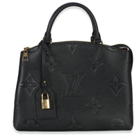 Louis Vuitton Black Monogram Empreinte Giant Grand Palais Handbag fv