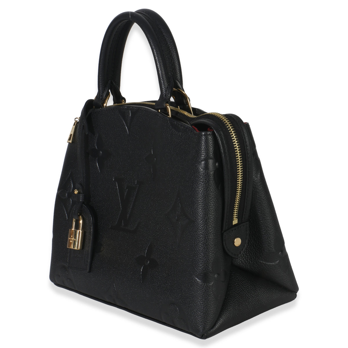 Louis Vuitton Black Monogram Empreinte Giant Grand Palais Handbag sv