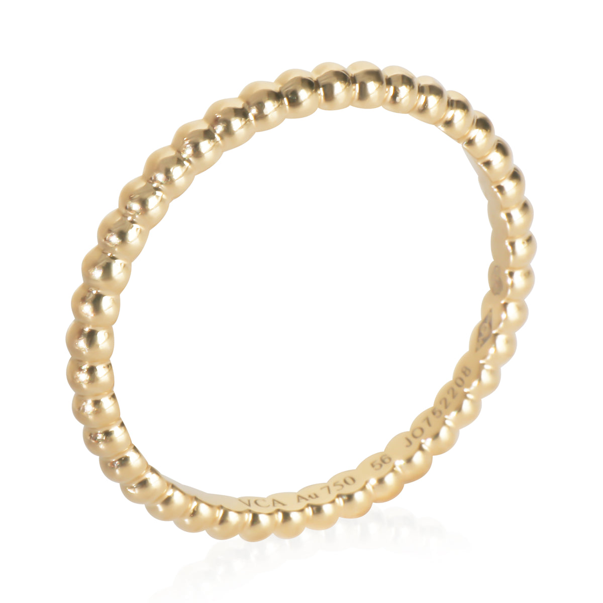 Van Cleef & Arpels Yellow Gold  Small Model Perlee Ring av