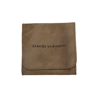 David Yurman Sterling Silver Diamond Infinity Station Necklace box