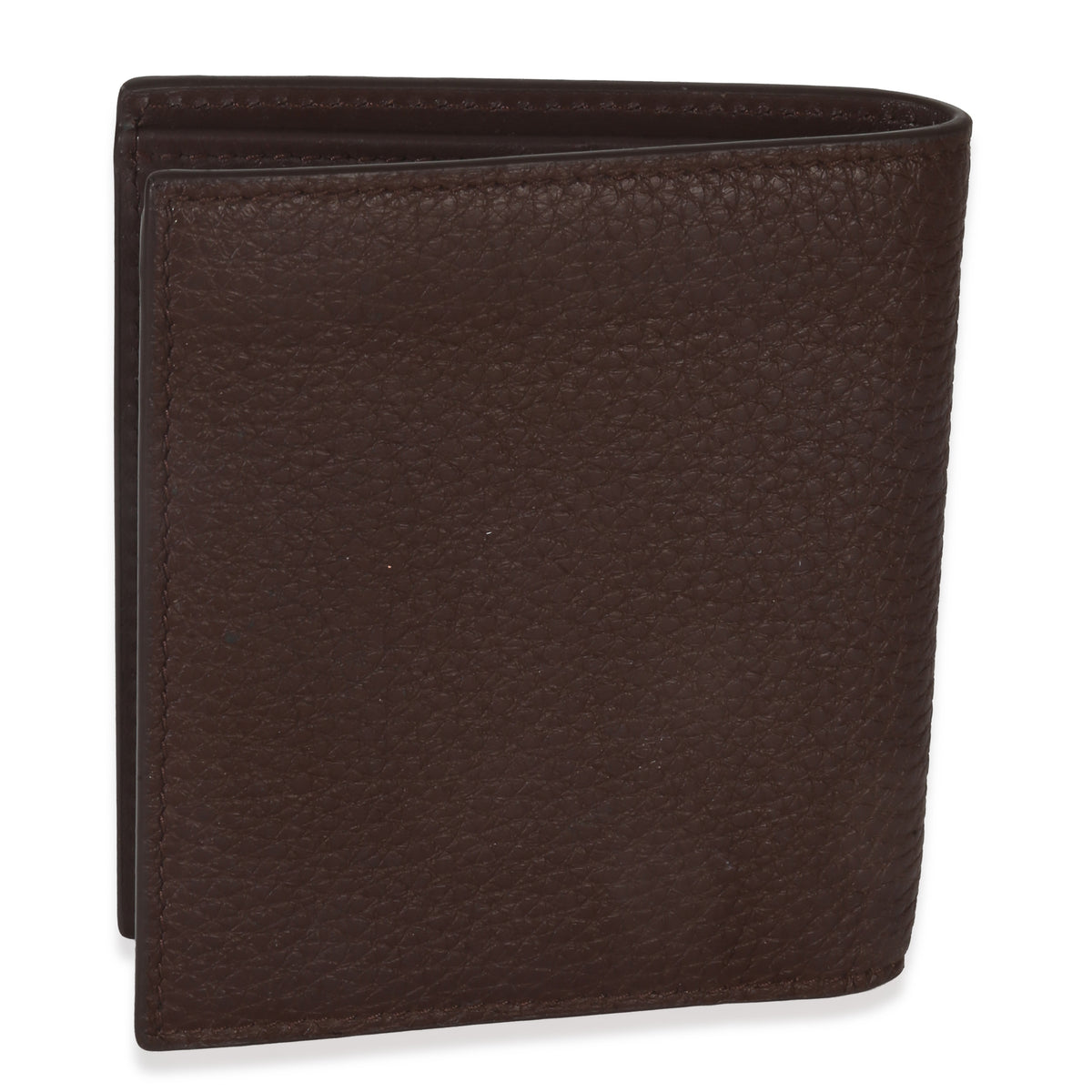 Prada Brown Saffiano Sienna Bi Fold Wallet Wallet bv
