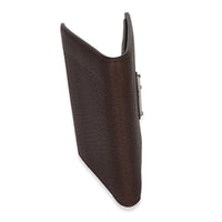 Prada Brown Saffiano Sienna Bi Fold Wallet Wallet stamp