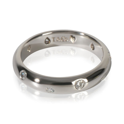 Tiffany & Co. Platinum Diamond Etoile Band fv