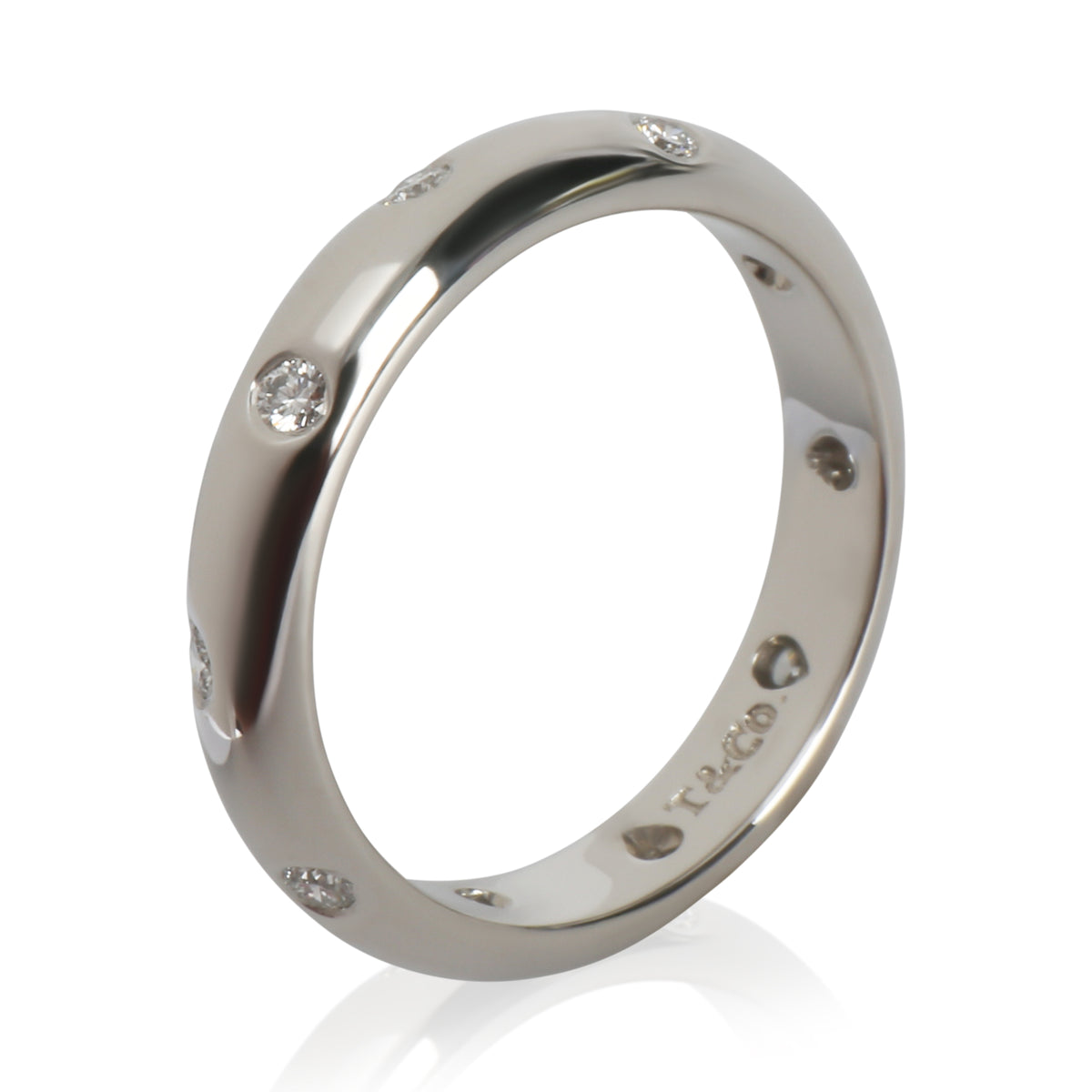 Tiffany & Co. Platinum Diamond Etoile Band bv