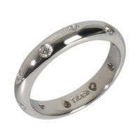 Tiffany & Co. Platinum Diamond Etoile Band pv