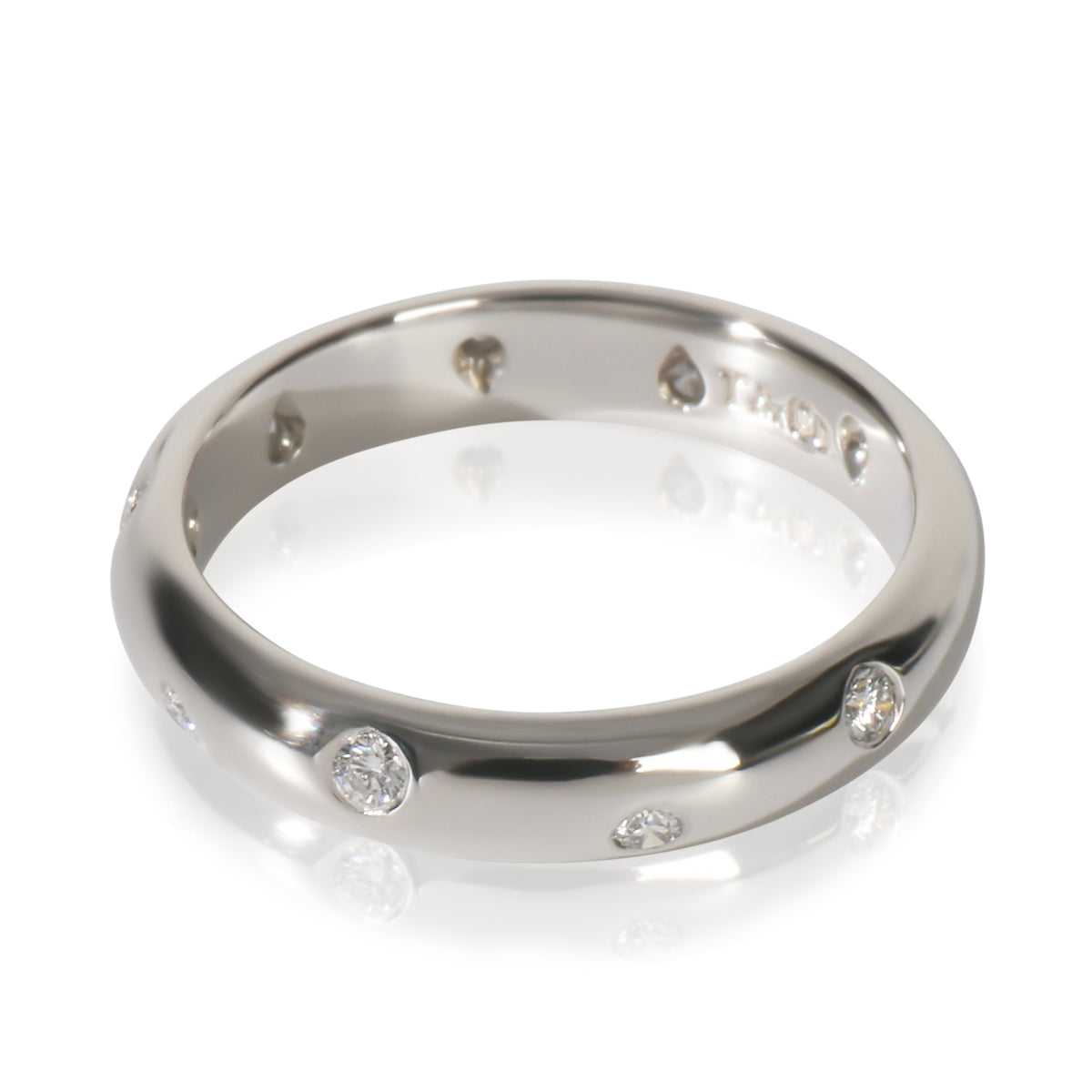 Tiffany & Co. Platinum Diamond Etoile Band sv