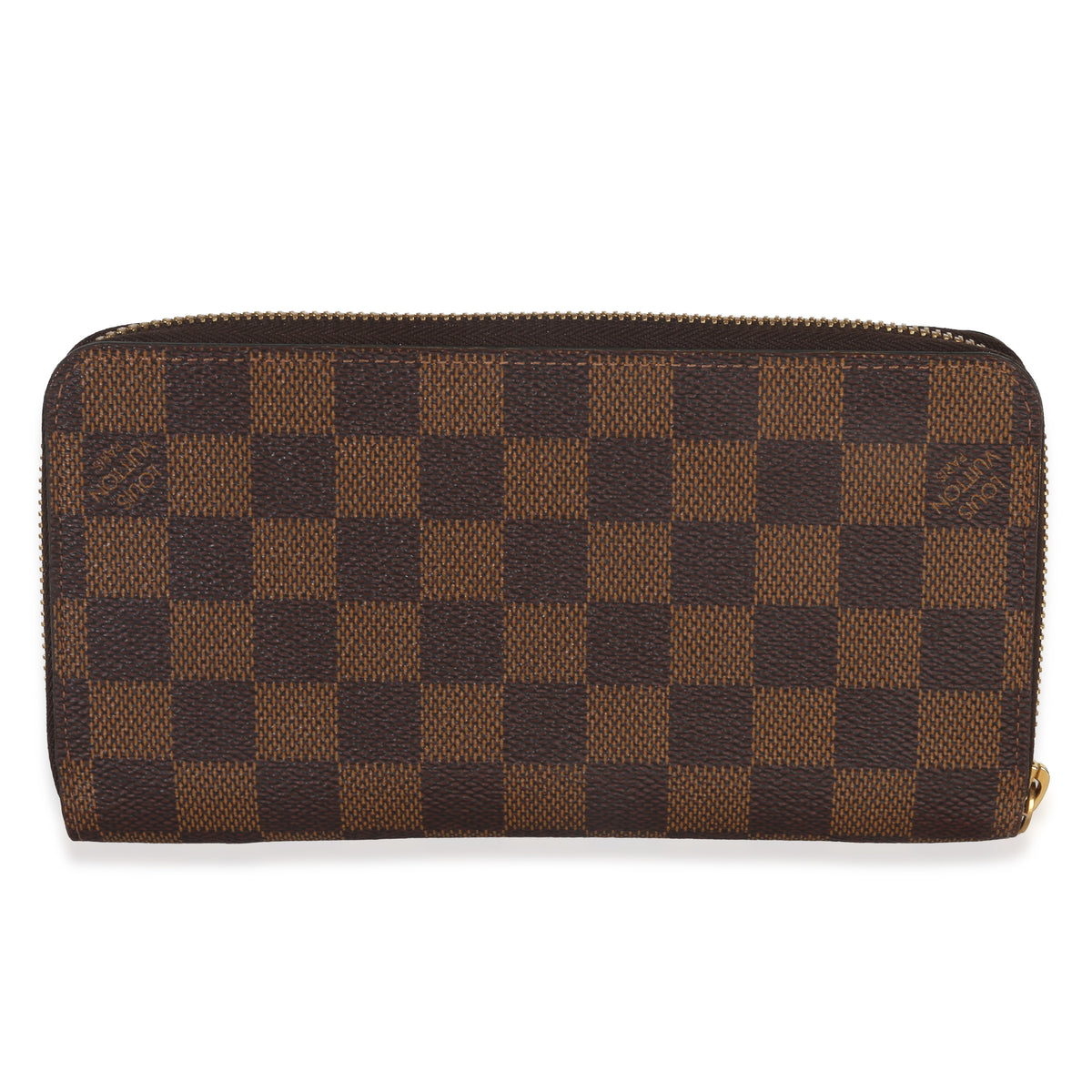 Louis Vuitton Damier Ebene Canvas Zippy Wallet Wallet bv