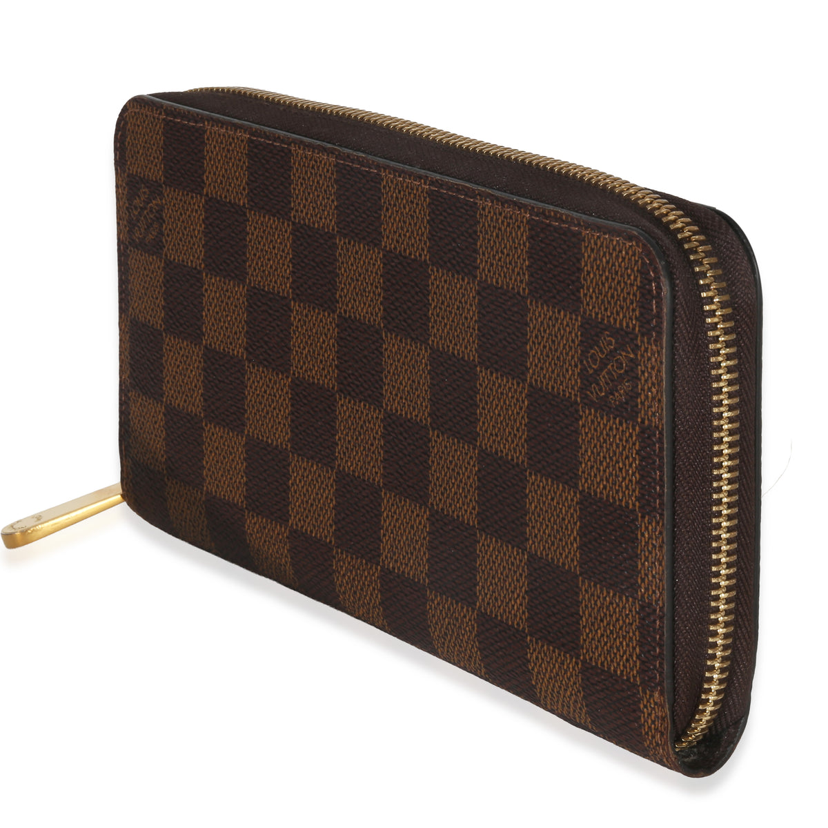 Louis Vuitton Damier Ebene Canvas Zippy Wallet Wallet sv