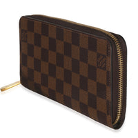 Louis Vuitton Damier Ebene Canvas Zippy Wallet Wallet sv