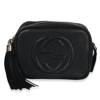Gucci Black Pebbled Calfskin Small Soho Disco Crossbody Handbag id