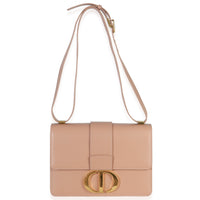 Christian Dior Beige Smooth Box Calfskin 30 Montaigne Flap Bag Handbag av
