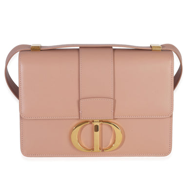 Christian Dior Beige Smooth Box Calfskin 30 Montaigne Flap Bag Handbag fv