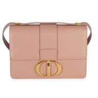 Christian Dior Beige Smooth Box Calfskin 30 Montaigne Flap Bag Handbag fv