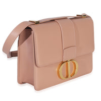 Christian Dior Beige Smooth Box Calfskin 30 Montaigne Flap Bag Handbag pv