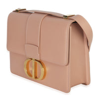 Christian Dior Beige Smooth Box Calfskin 30 Montaigne Flap Bag Handbag sv