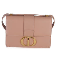 Beige Smooth Box Calfskin 30 Montaigne Flap Bag