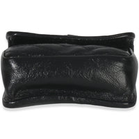 Saint Laurent Black Crinkled Calfskin Matelasse Micro Niki Airpods Case Handbag stamp